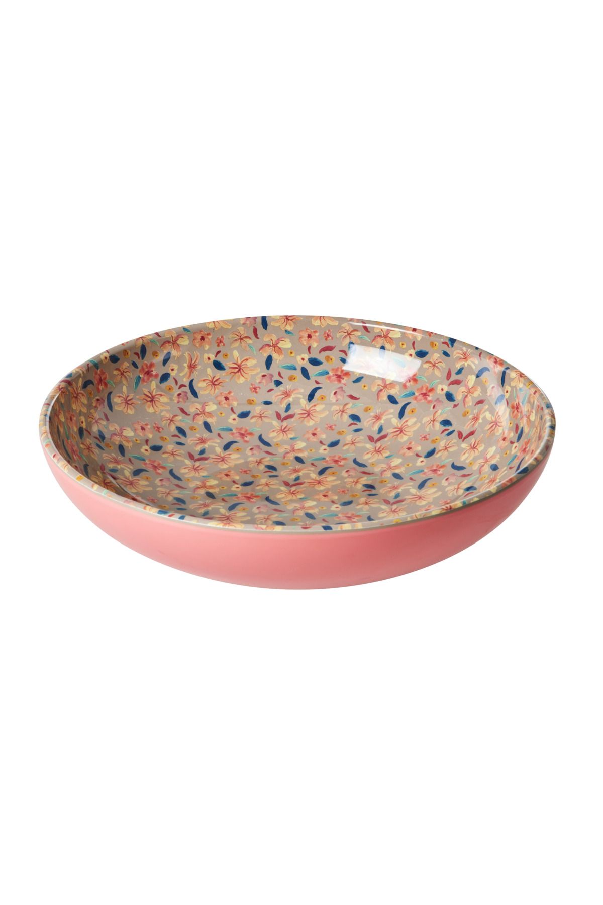 RICE Melamin Salata Kasesi - Pembe Çiçek