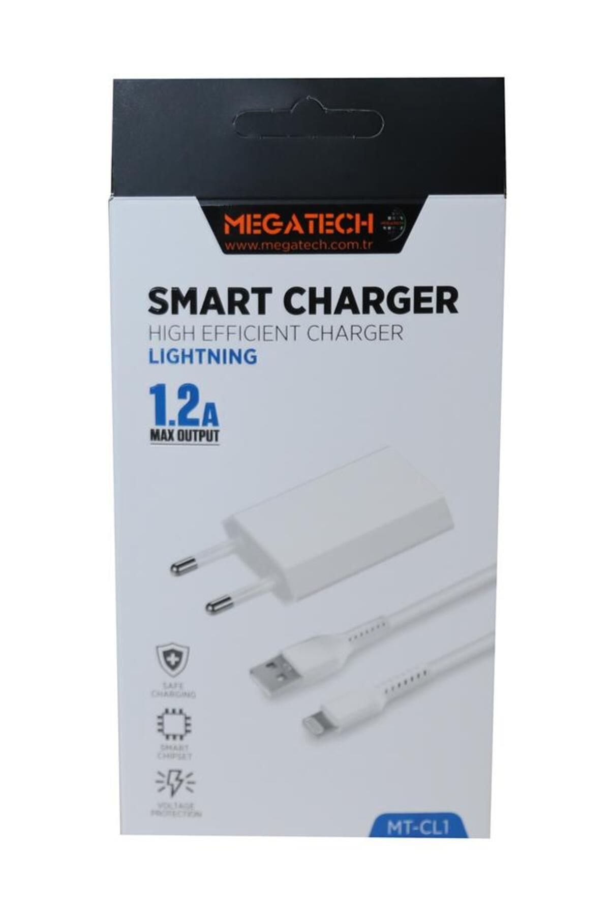 Vobotek Teknoloji Megatech MT-Cl1 1.2ın Usb Ev Şarj Kafa+Iphone Kablo