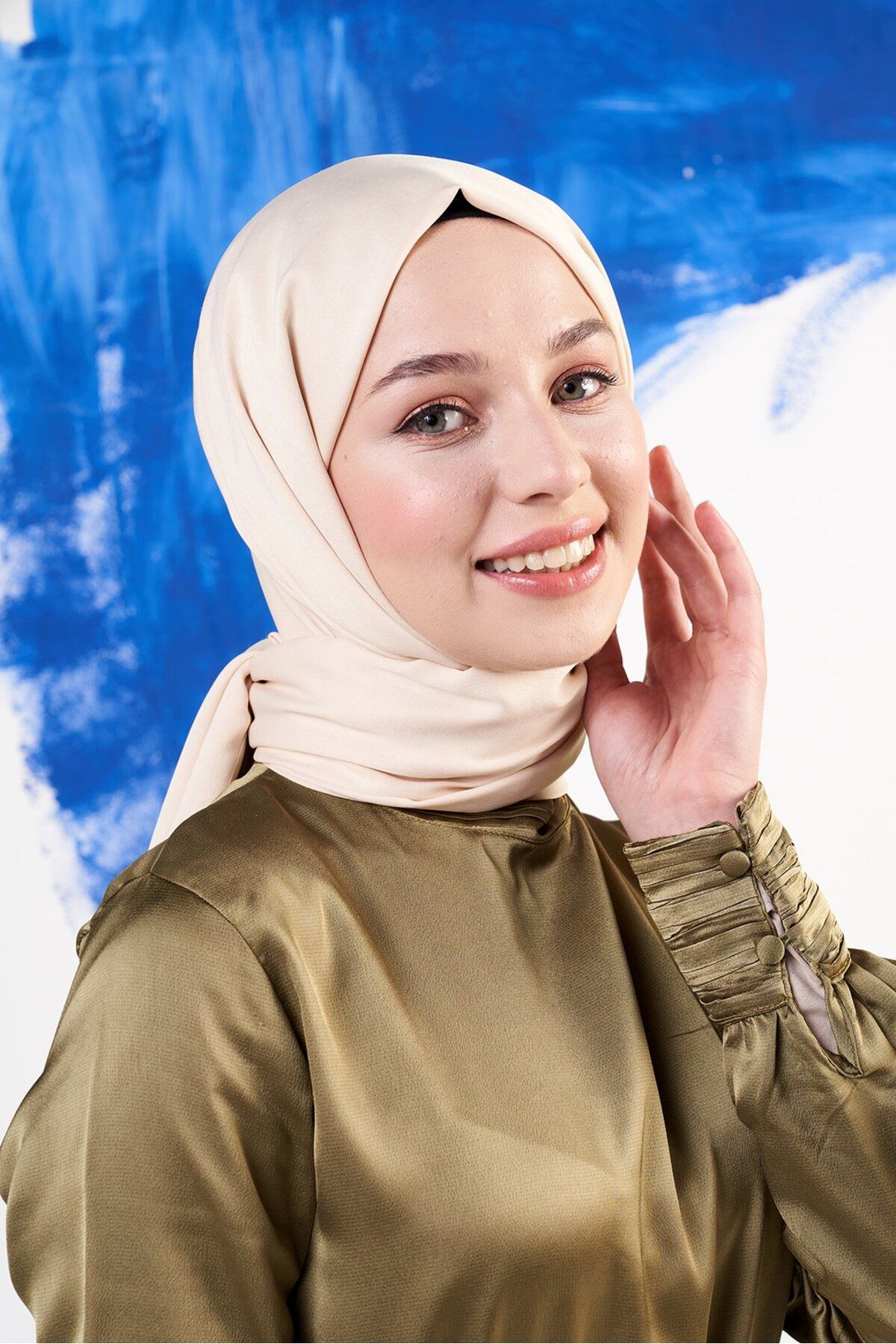 Modakaşmir-شال سلسلة الحرير المزدوج 2