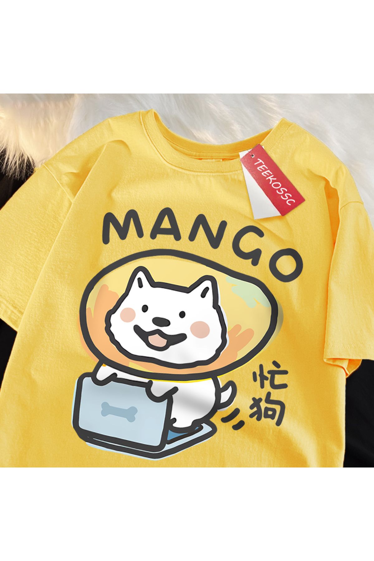StartMore Y2k Vintage Tişört Tee Ben gerçekten meşgul eğlenceli köpek baskı
