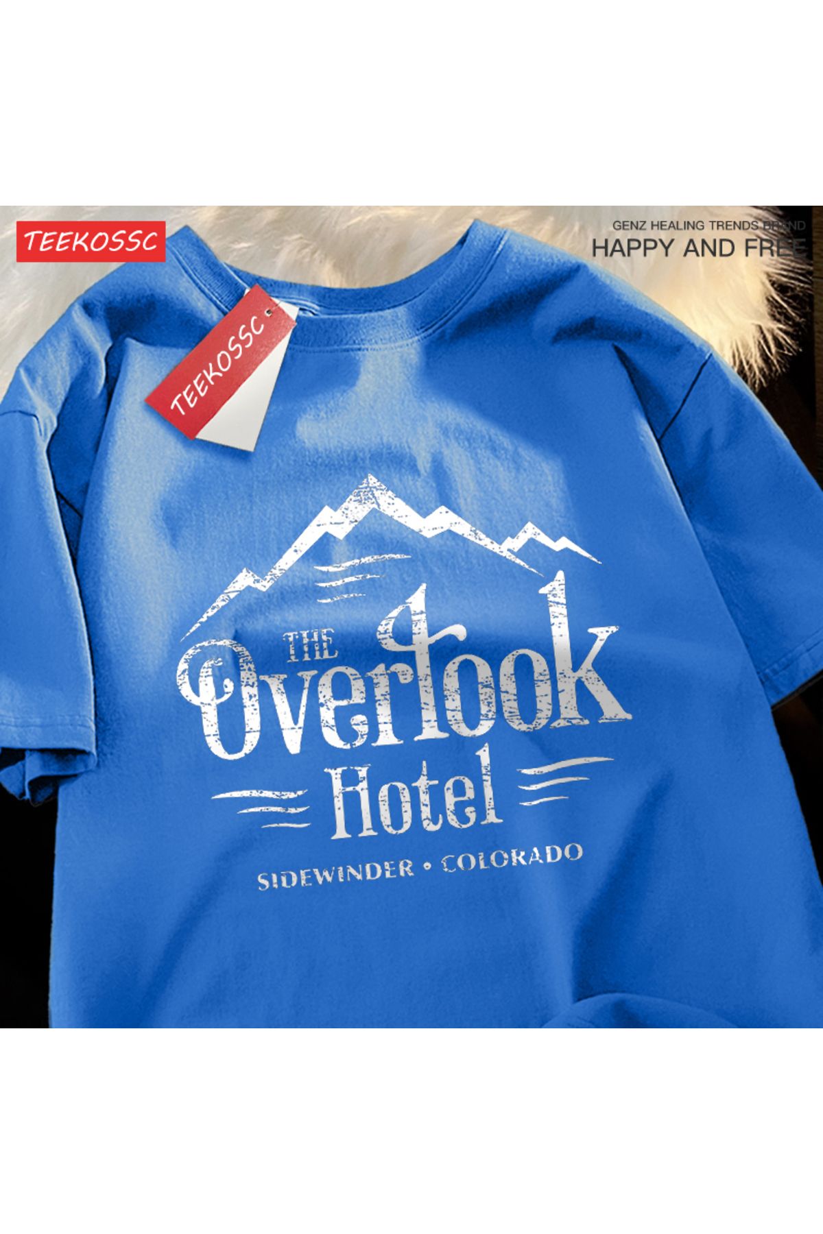 StartMore Y2k Vintage Tişört Tee Overlook otel parlayan