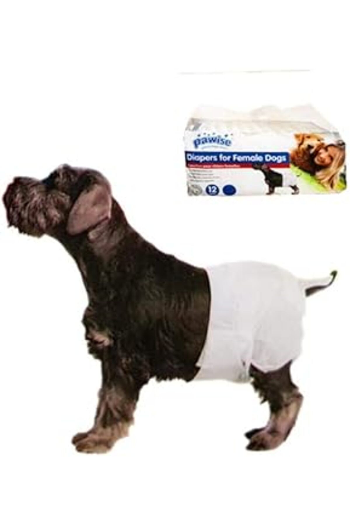 NETWORK ART Pawise Diapers For Female Dogs 28-40 / 11-16 Kg
