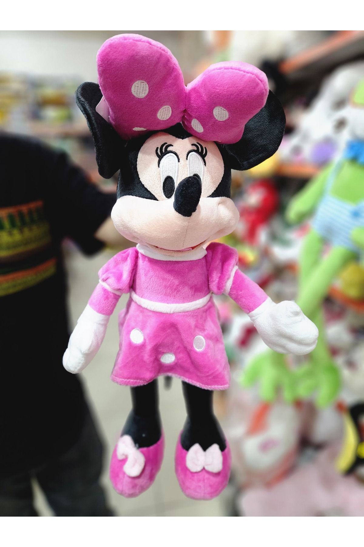 Online 50 Cm Minnie Mouse Peluş Oyuncak Pembe Renk Minnie Mouse
