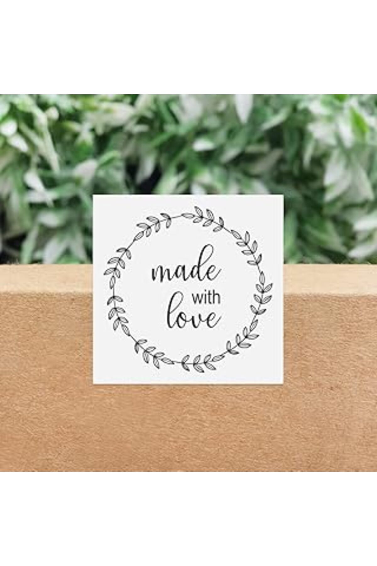 Mu Art Ahşap Sticker, Made With Love 2 Sayfa