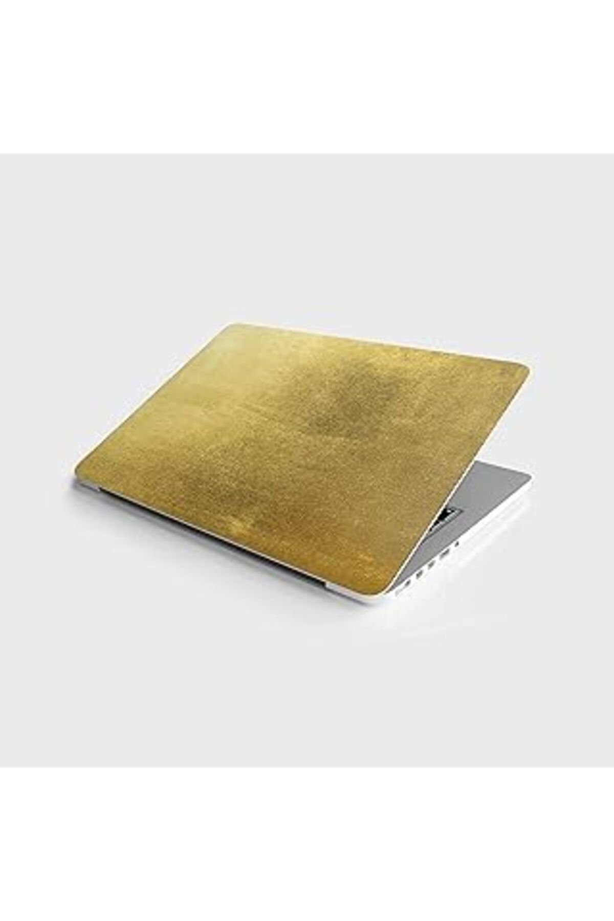 Mu Art Ahşap Laptop Sticker Notebook Pc Kaplama Etiketi Altın Doku