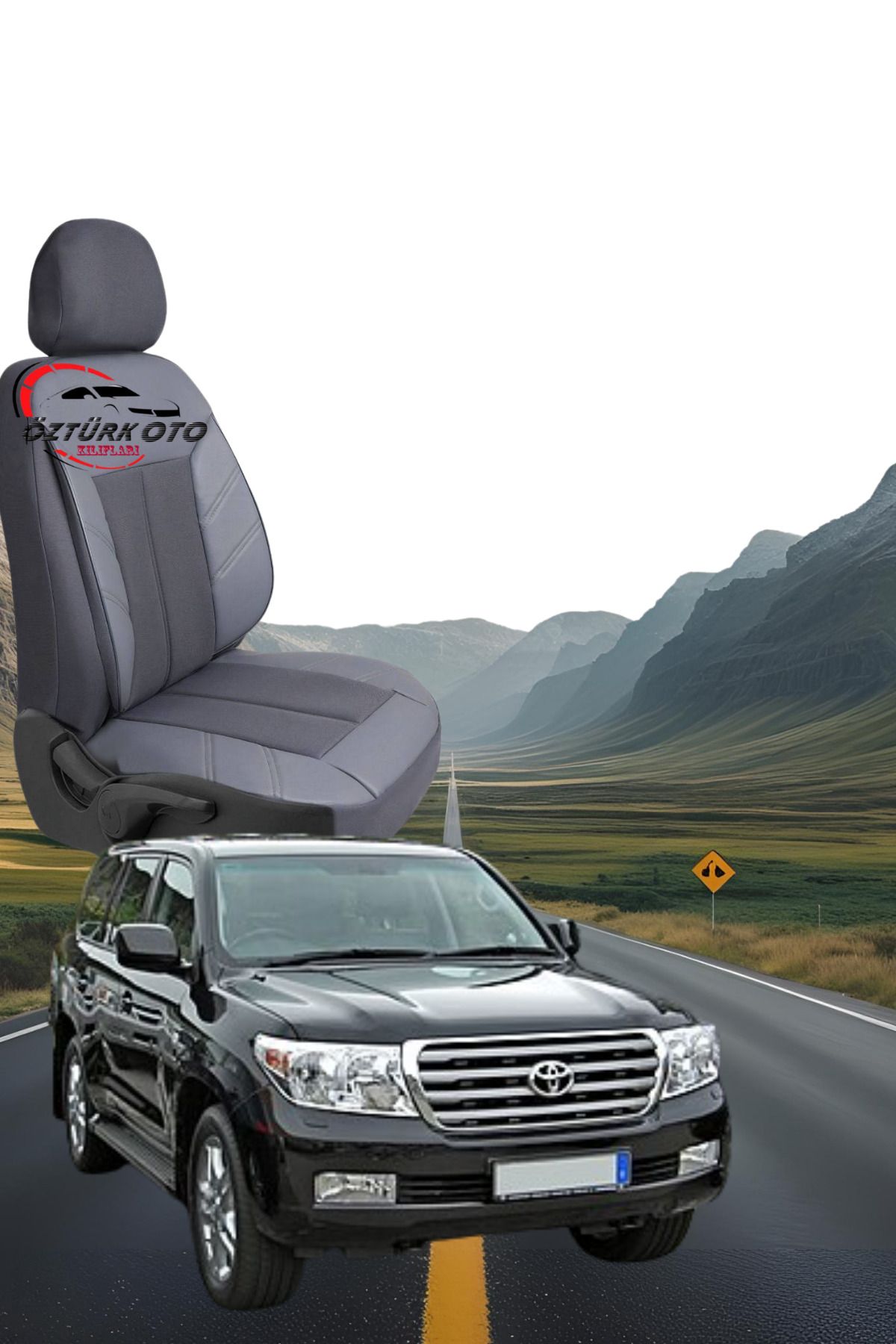 MEVLÜT ÖZTÜRK OTO KILIFLARI Akik Serisi Toyota Land Criuser Tam Set Oto Koltuk Kılıfı