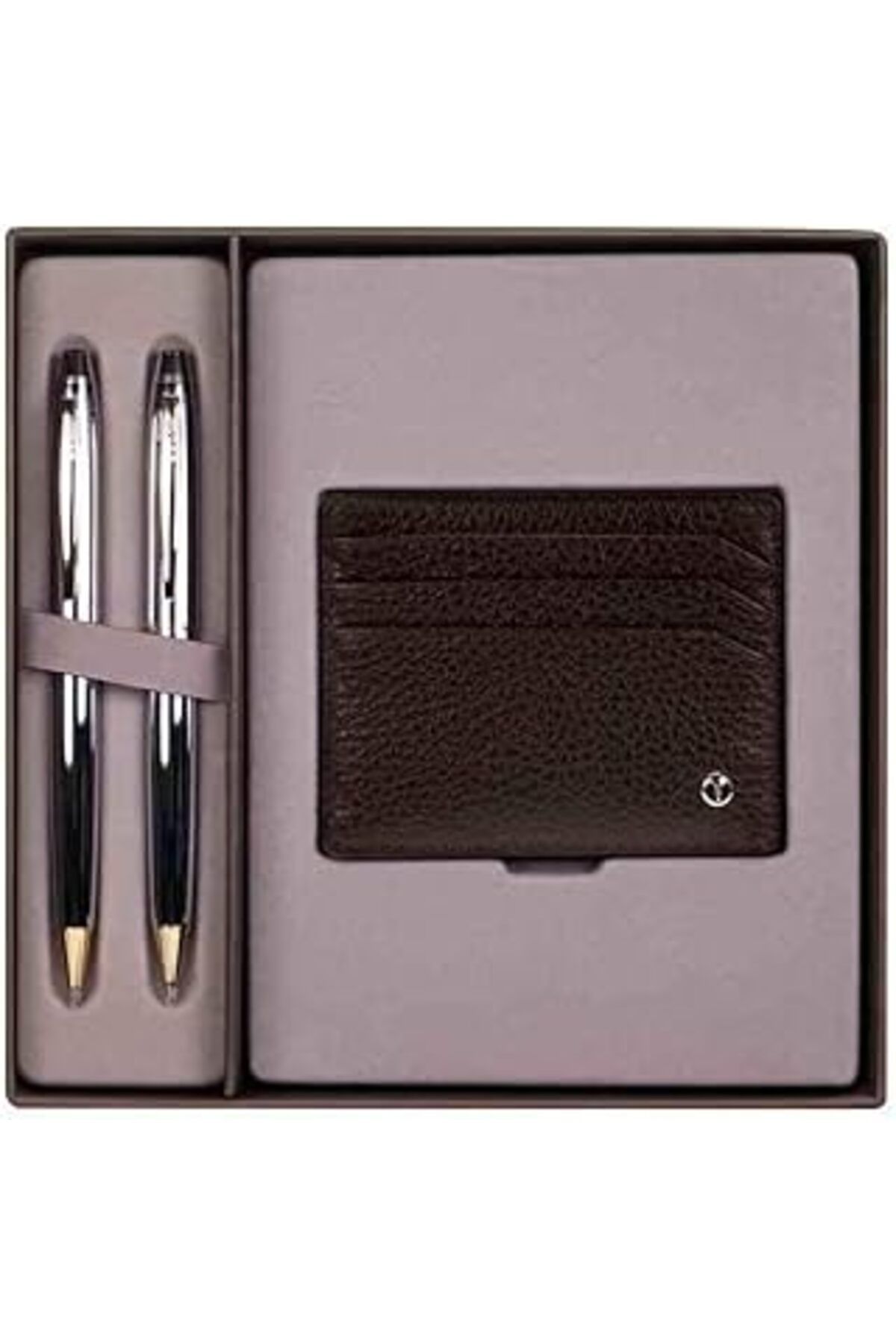 Mu Art Ahşap Scrikss Dr 213 35 Tükenmezkalem - Versatil Gold Krom & Comfort Kredi Kartlık Kahve