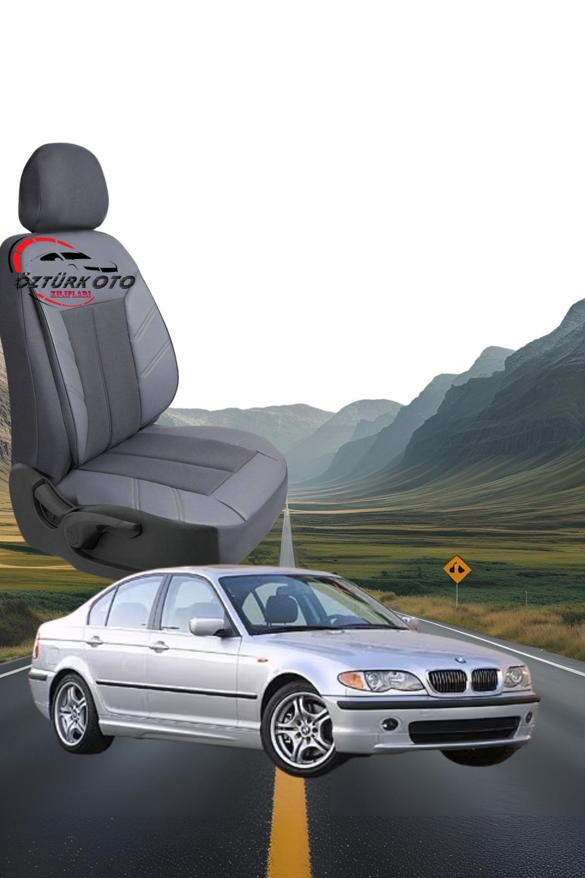 MEVLÜT ÖZTÜRK OTO KILIFLARI Akik Serisi Bmw 3-Serisi Tam Set Oto Koltuk Kılıfı