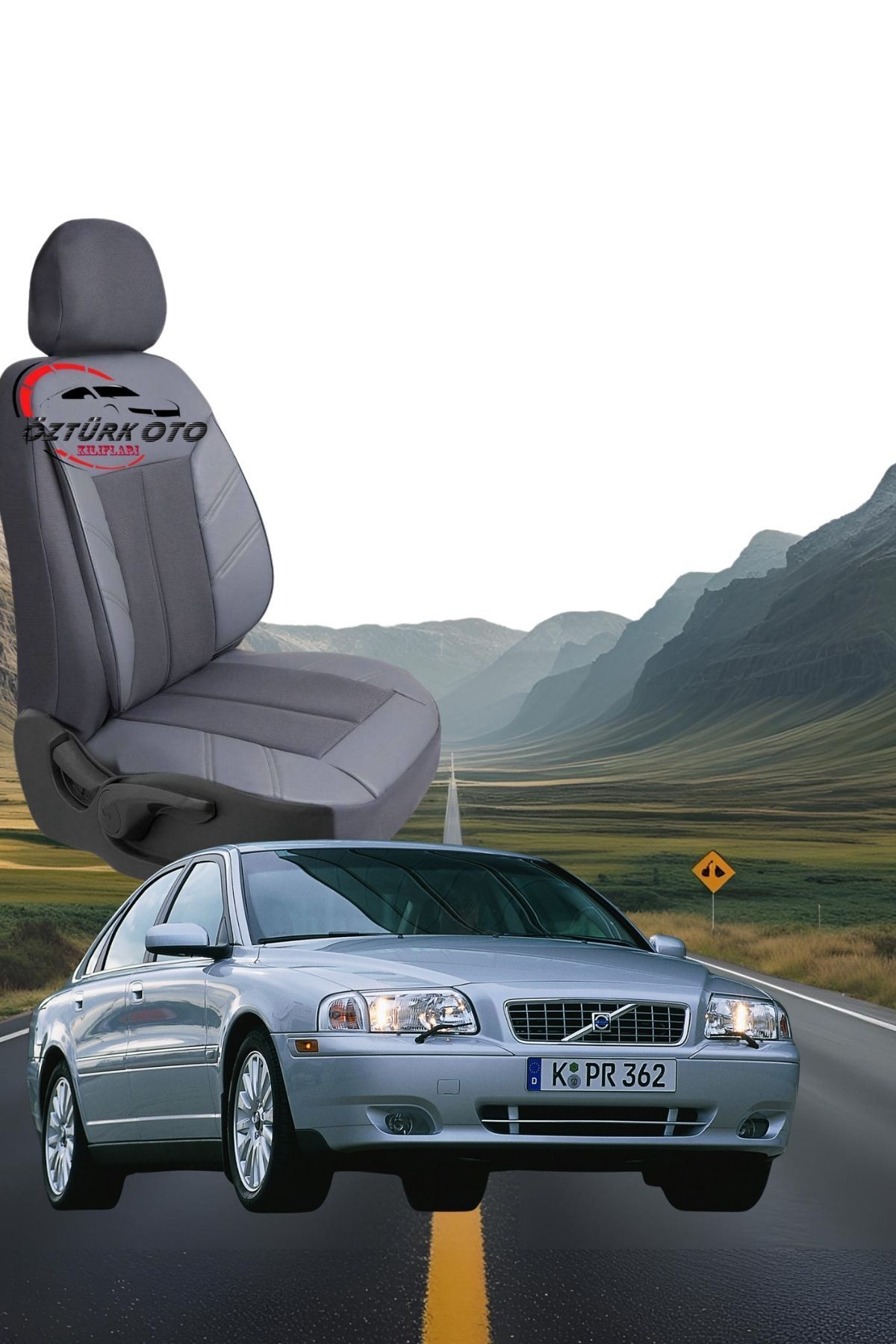 MEVLÜT ÖZTÜRK OTO KILIFLARI Akik Serisi Volvo S80 Tam Set Oto Koltuk Kılıfı