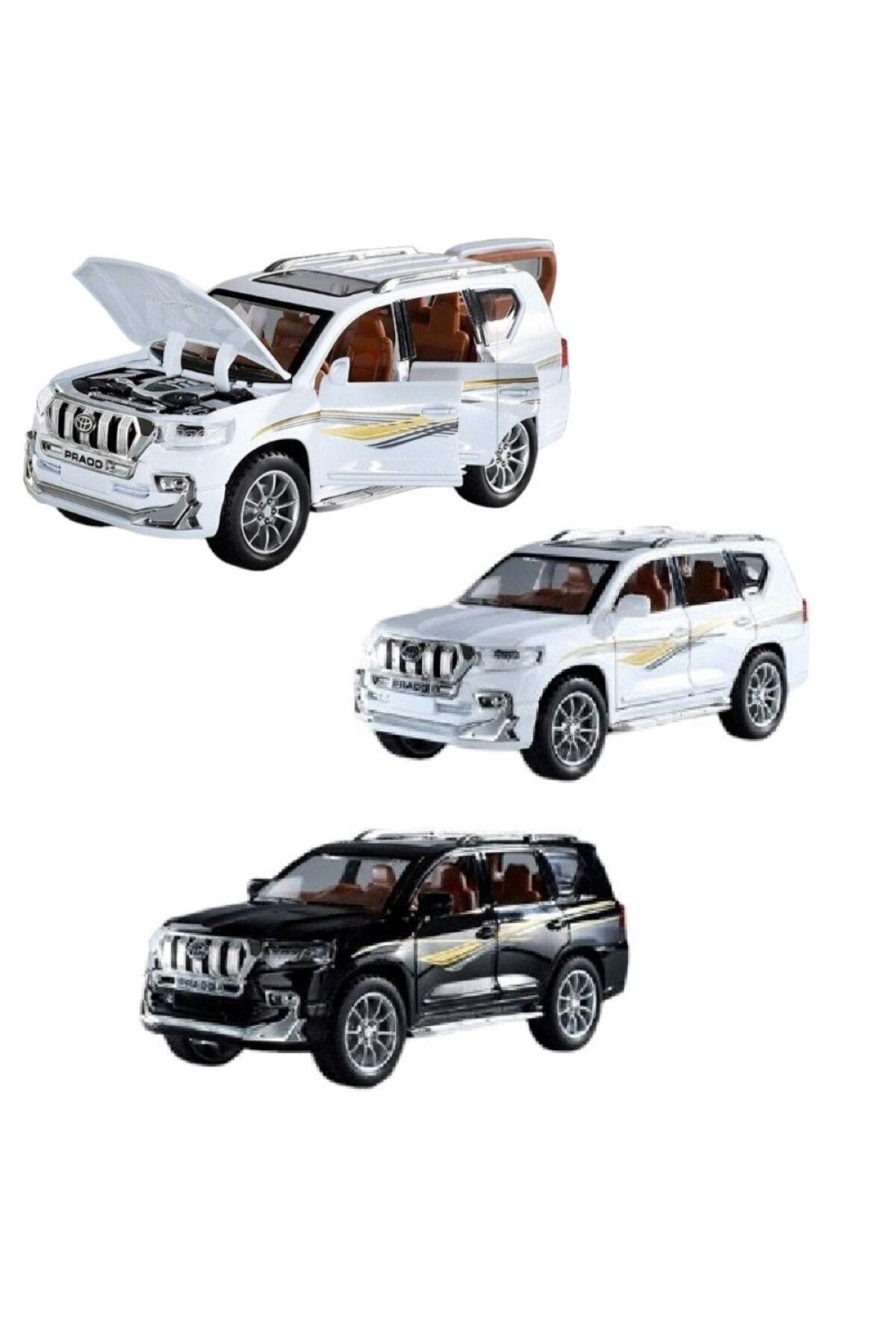 CRONDER Vardem Çek Bırak 1:24 Sesli Işıklı Metal Jeep Tyt