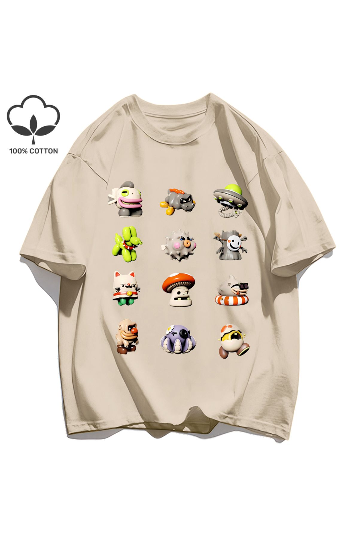 StartMore Y2k Vintage Tişört Tee Oniki Karikatür Amerikan Retro Retro