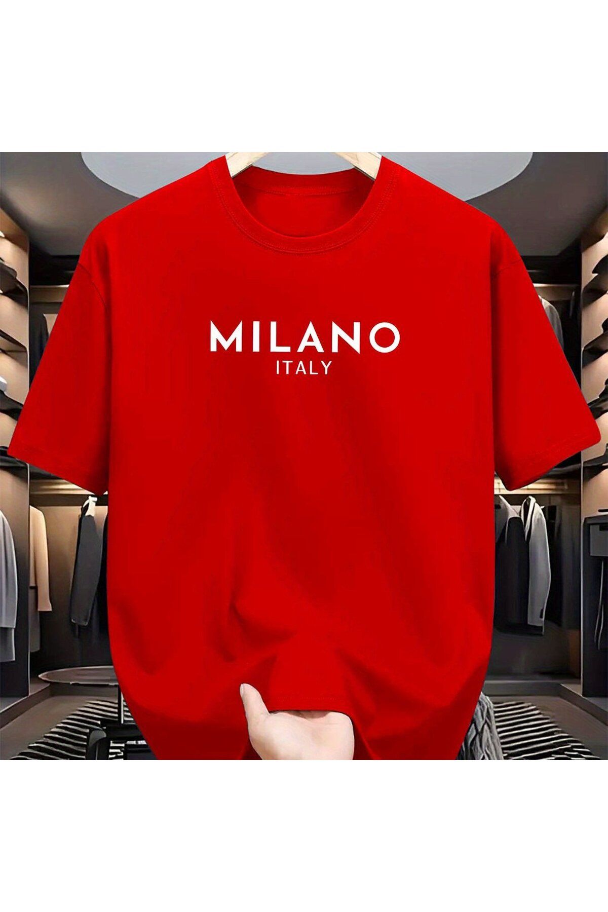 StartMore Y2k Vintage Tişört Tee MILANO İTALYA Mektup