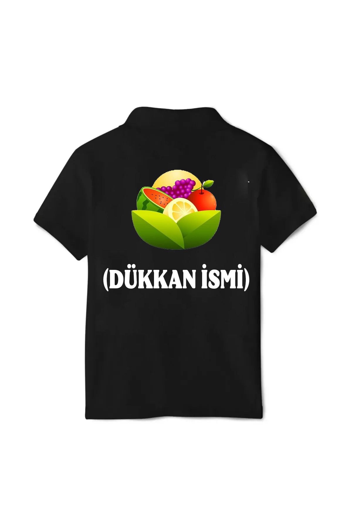 Pisa Art Kişiye Özel İsim Soyisim Manav Polo Yaka T-Shirt(Arkadaki Model İsteğinize Göre Değişebilir)