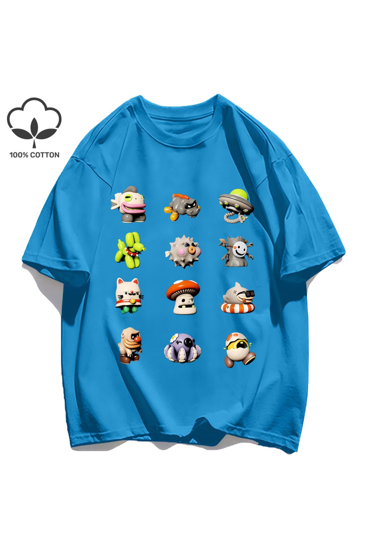 StartMore Y2k Vintage Tişört Tee Oniki Karikatür Amerikan Retro Retro