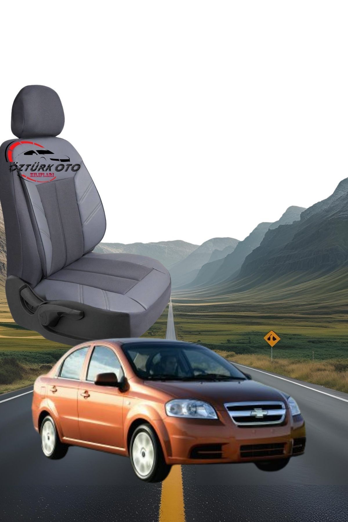 MEVLÜT ÖZTÜRK OTO KILIFLARI Akik Serisi Chevrolet Aveo Tam Set Oto Koltuk Kılıfı