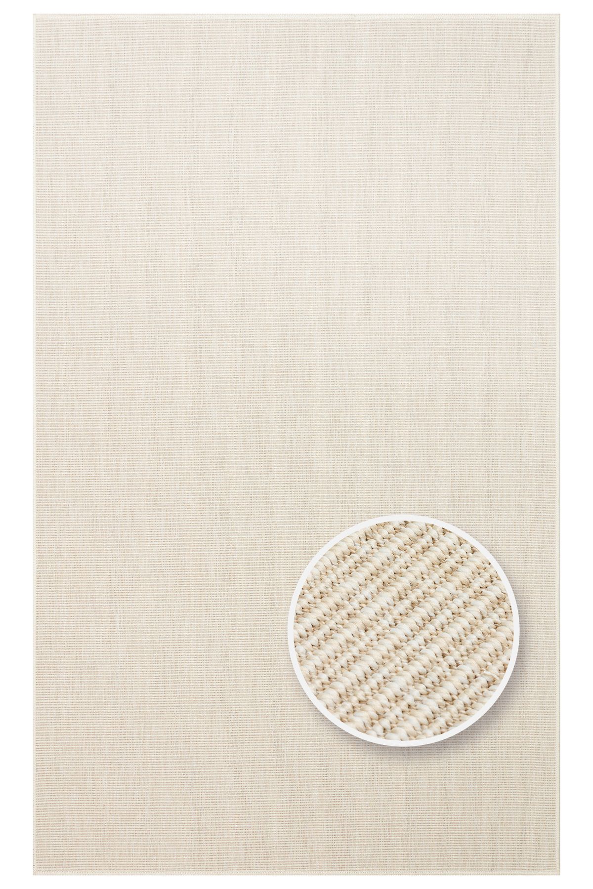 Eko Halı MAYER HALI Sisal Halı VNT 2706 CREAM İç ve Dış Mekan Kullanımına Uygun Sisal