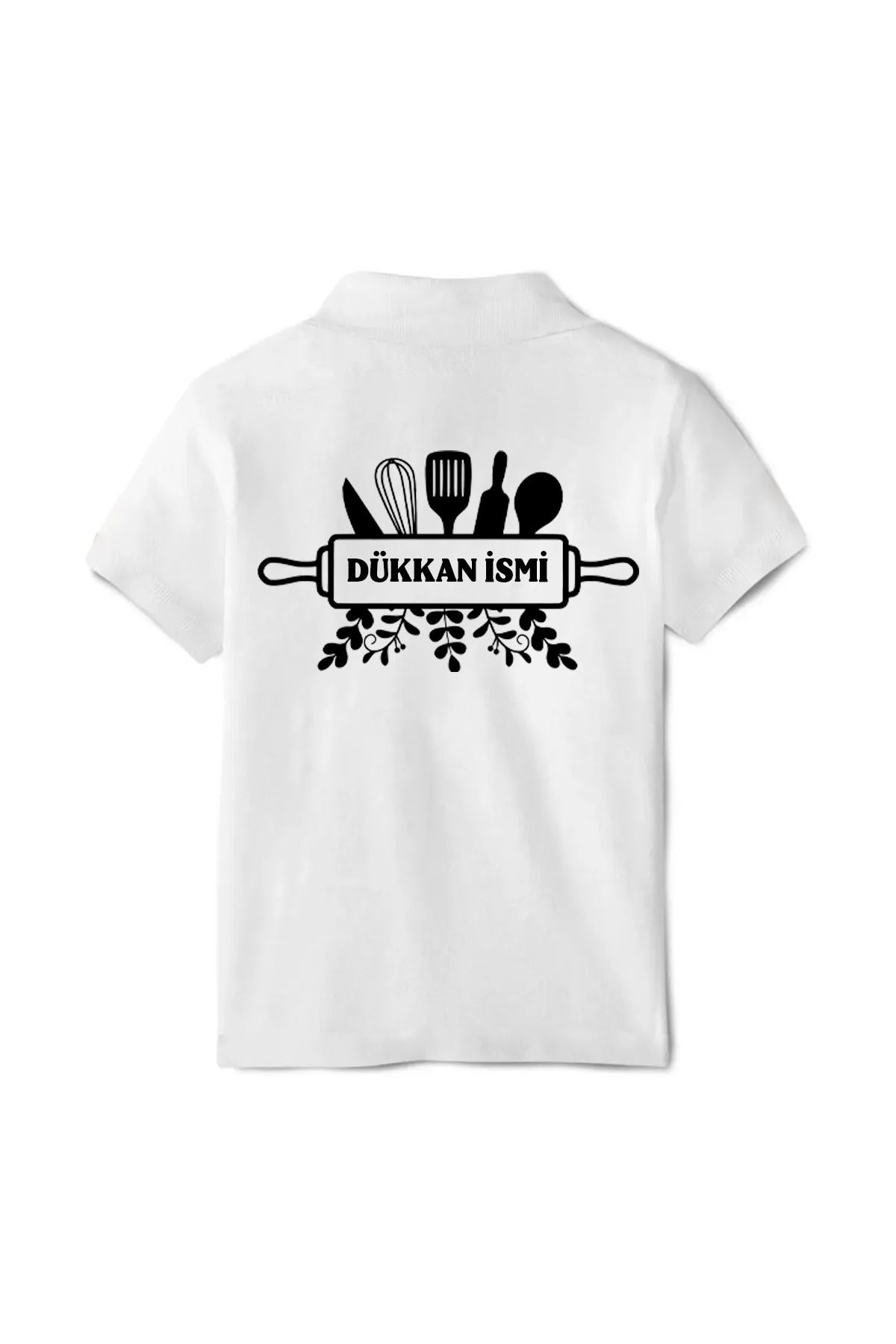 Pisa Art Kişiye Özel İsim Soyisim Lokanta Polo Yaka T-Shirt(Arkadaki Model İsteğinize Göre Değişebilir)