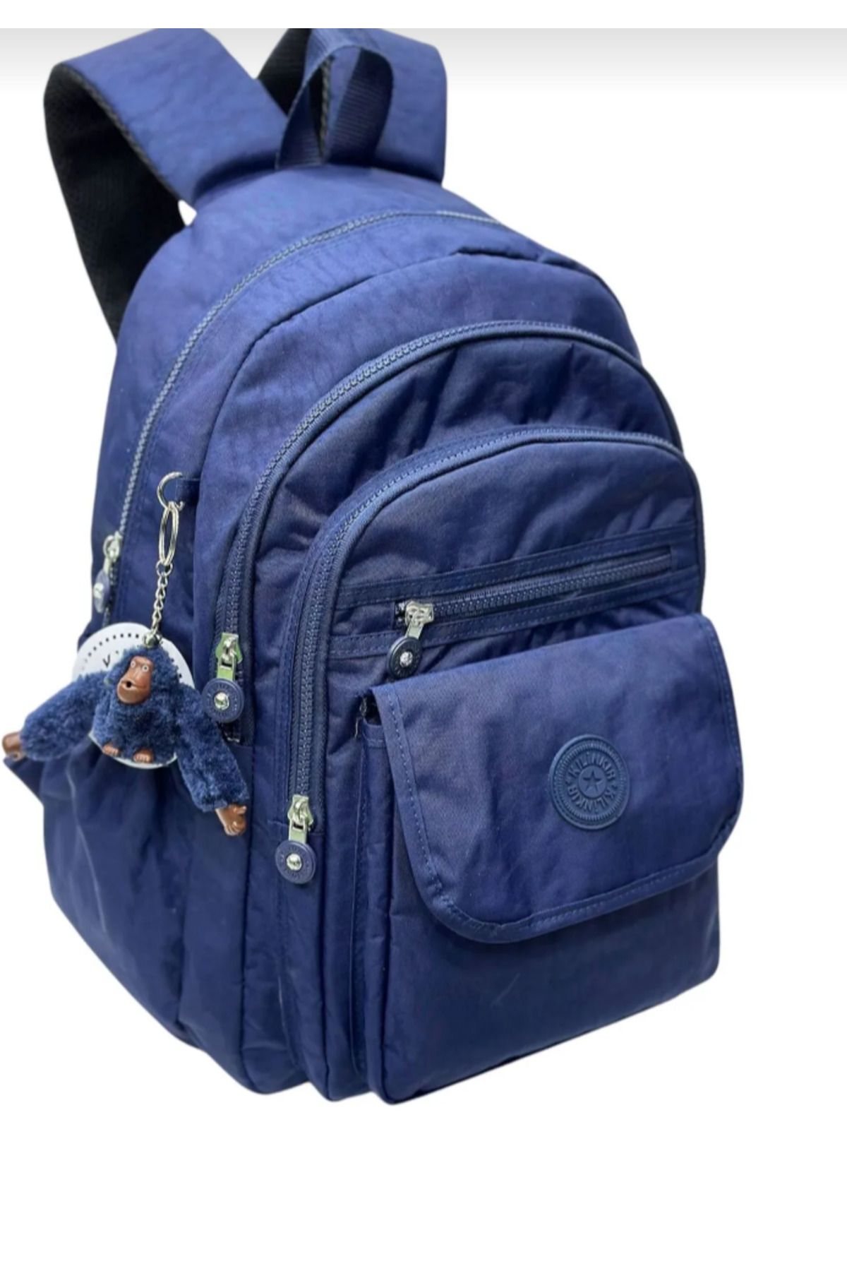 eflanmoda klinkır kumaştan çok bölmeli unısex okul leptop ve günlük kullanıma uygun sırt çantası