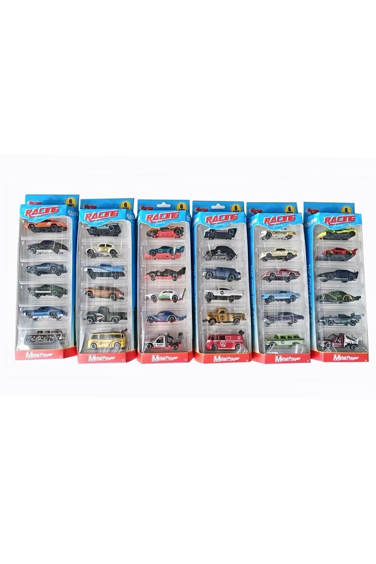 Easy Tedarik ZQ11316-Vardem Kartela 1:64 Metal 6 Parça Araba Seti