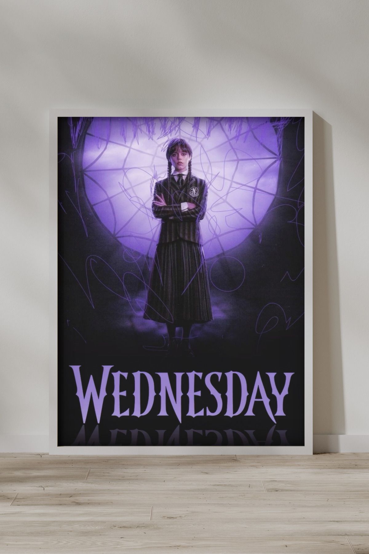 FGHGF Wednesday Seri 001 Çerçevesiz Poster & Duvar Tablosu
