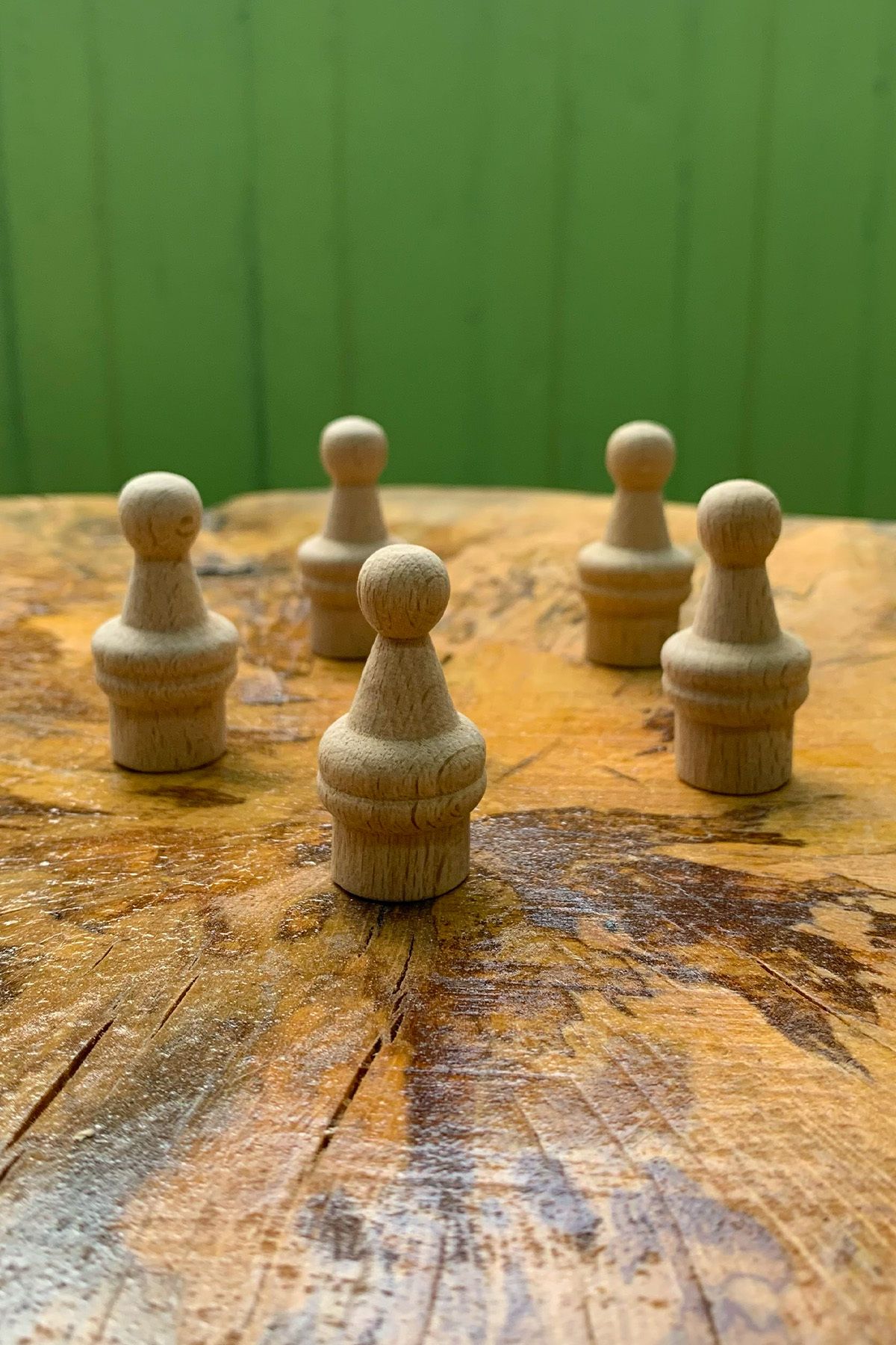 Arkaik Craft Ahşap Piyon 4 cm 5 adet