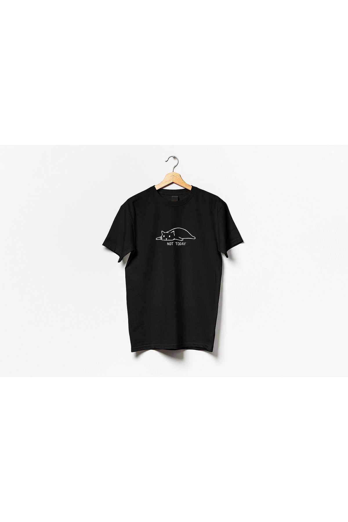 YEACHY Unisex Hayvan Kedi Baskılı T-Shirt
