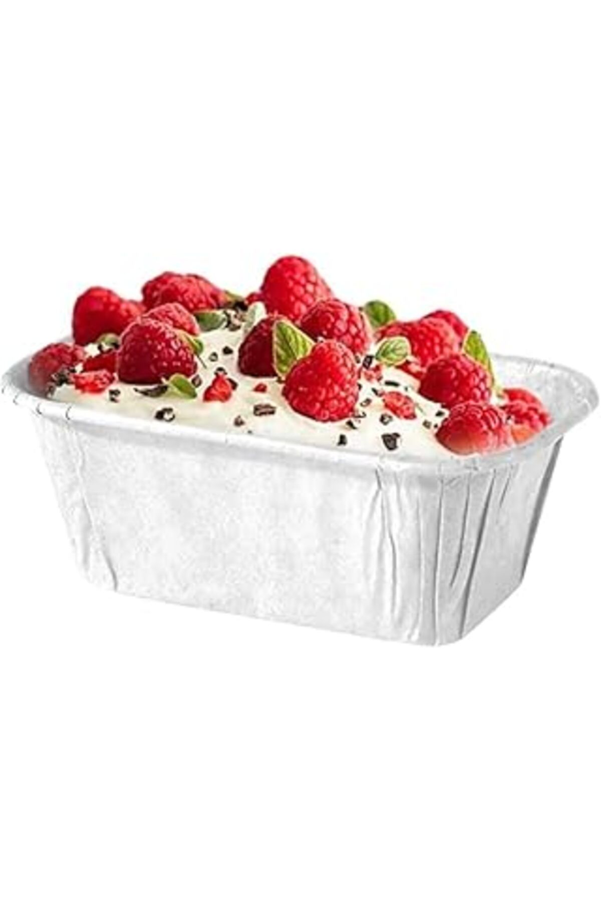 Mu Art Ahşap Muffin Kek Kapsülü Baton Beyaz Ekler Boy 50Li