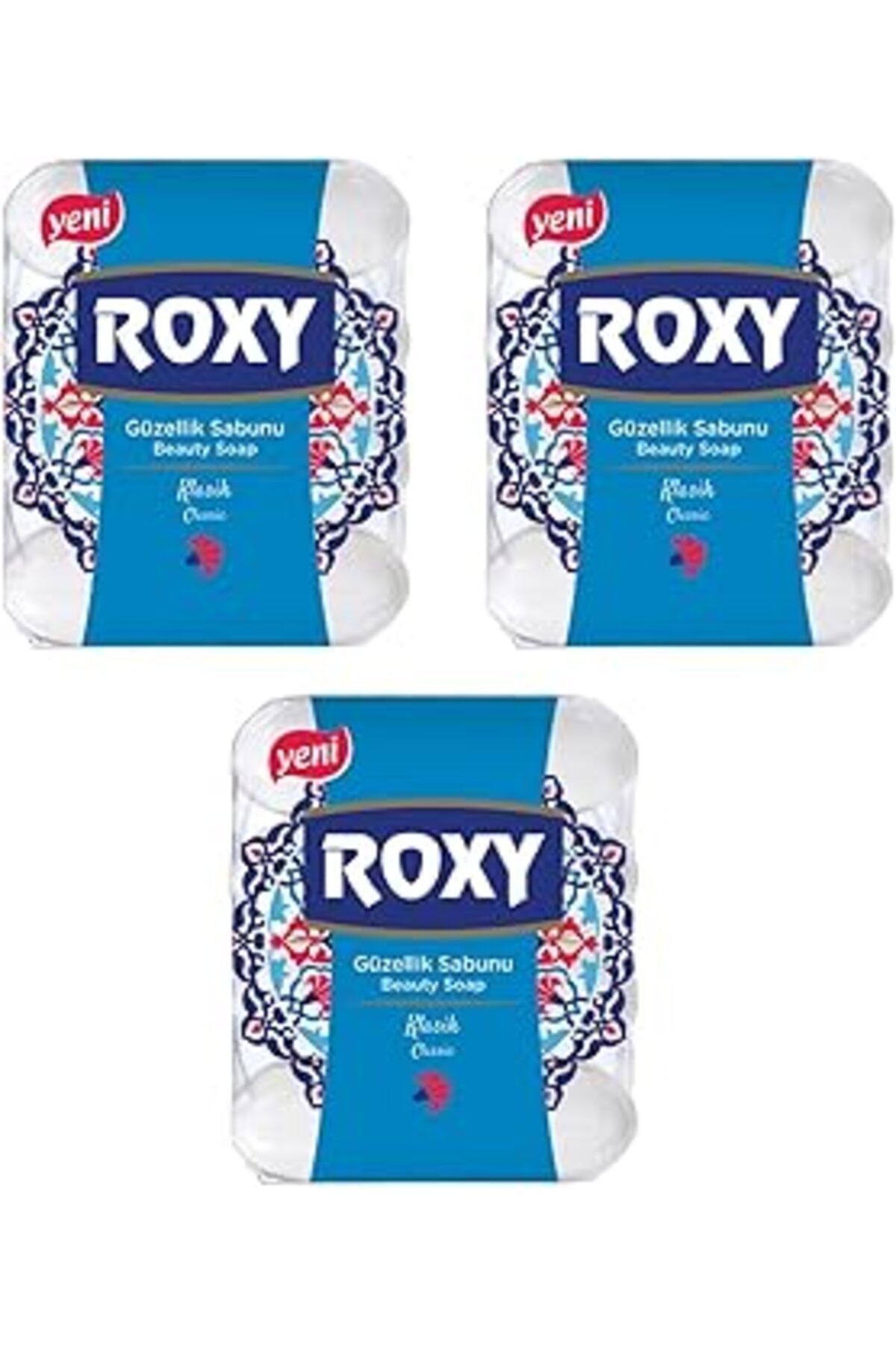 Mu Art Ahşap Roxy Güzellik Sabunu Klasik 4X70 Gr X 3 Adet