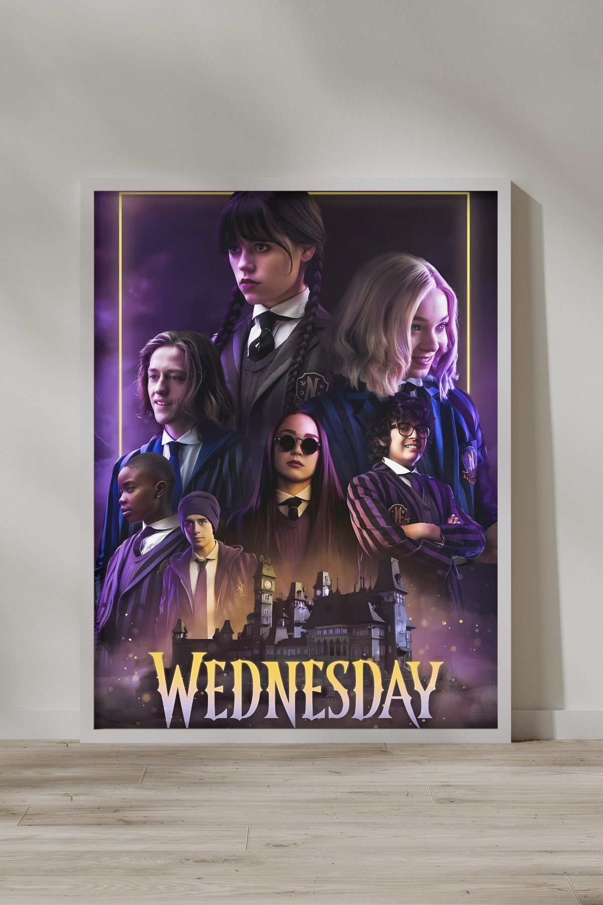 FGHGF Wednesday Seri 005 Çerçevesiz Poster & Duvar Tablosu
