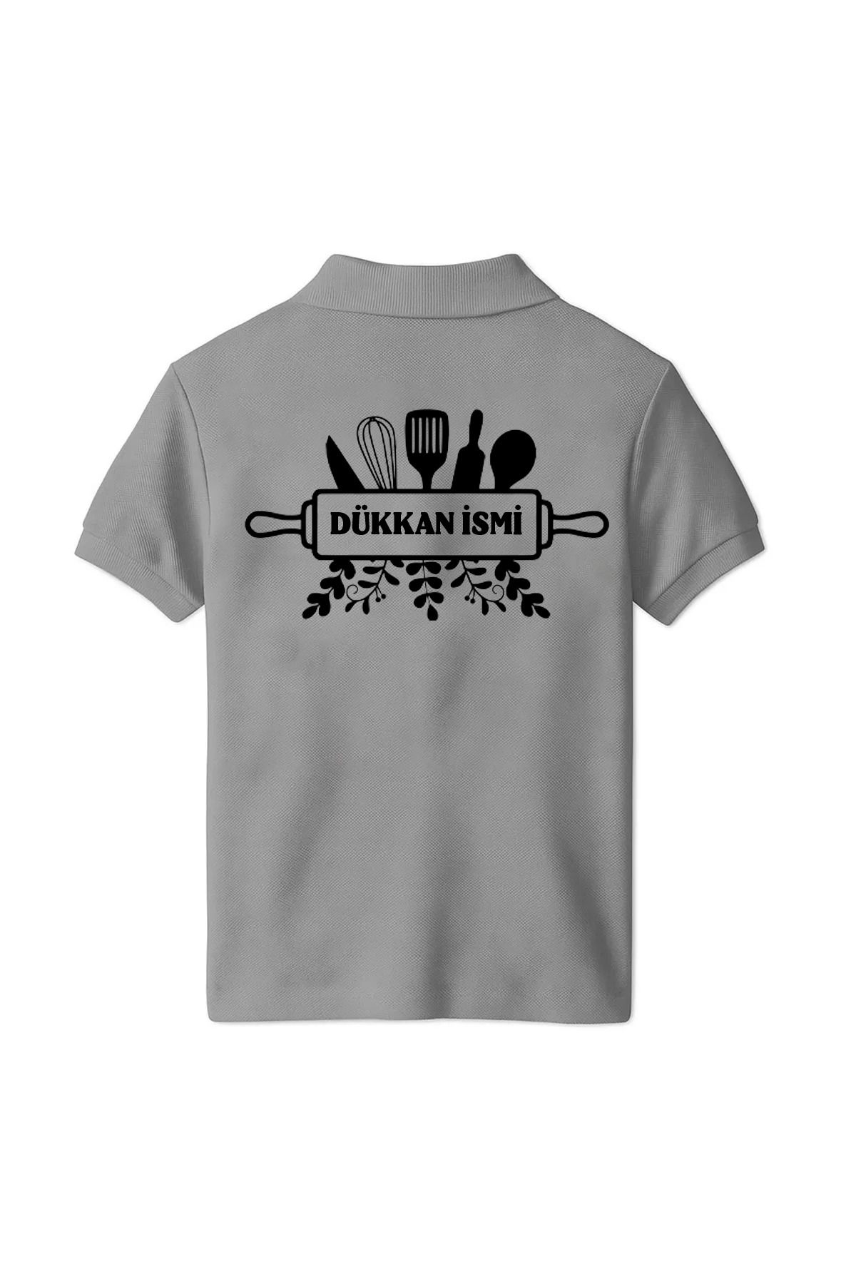 Pisa Art Kişiye Özel İsim Soyisim Lokanta Polo Yaka T-Shirt(Arkadaki Model İsteğinize Göre Değişebilir)