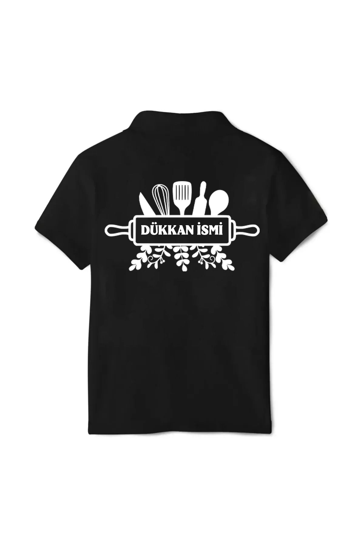 Pisa Art Kişiye Özel İsim Soyisim Lokanta Polo Yaka T-Shirt(Arkadaki Model İsteğinize Göre Değişebilir)