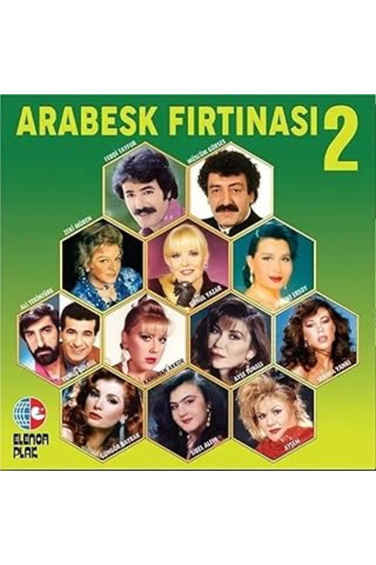 NETWORK ART Elenor Plak Lp-Arabesk Fırtınası-2- Çeşitli Sanatçılar - Lp