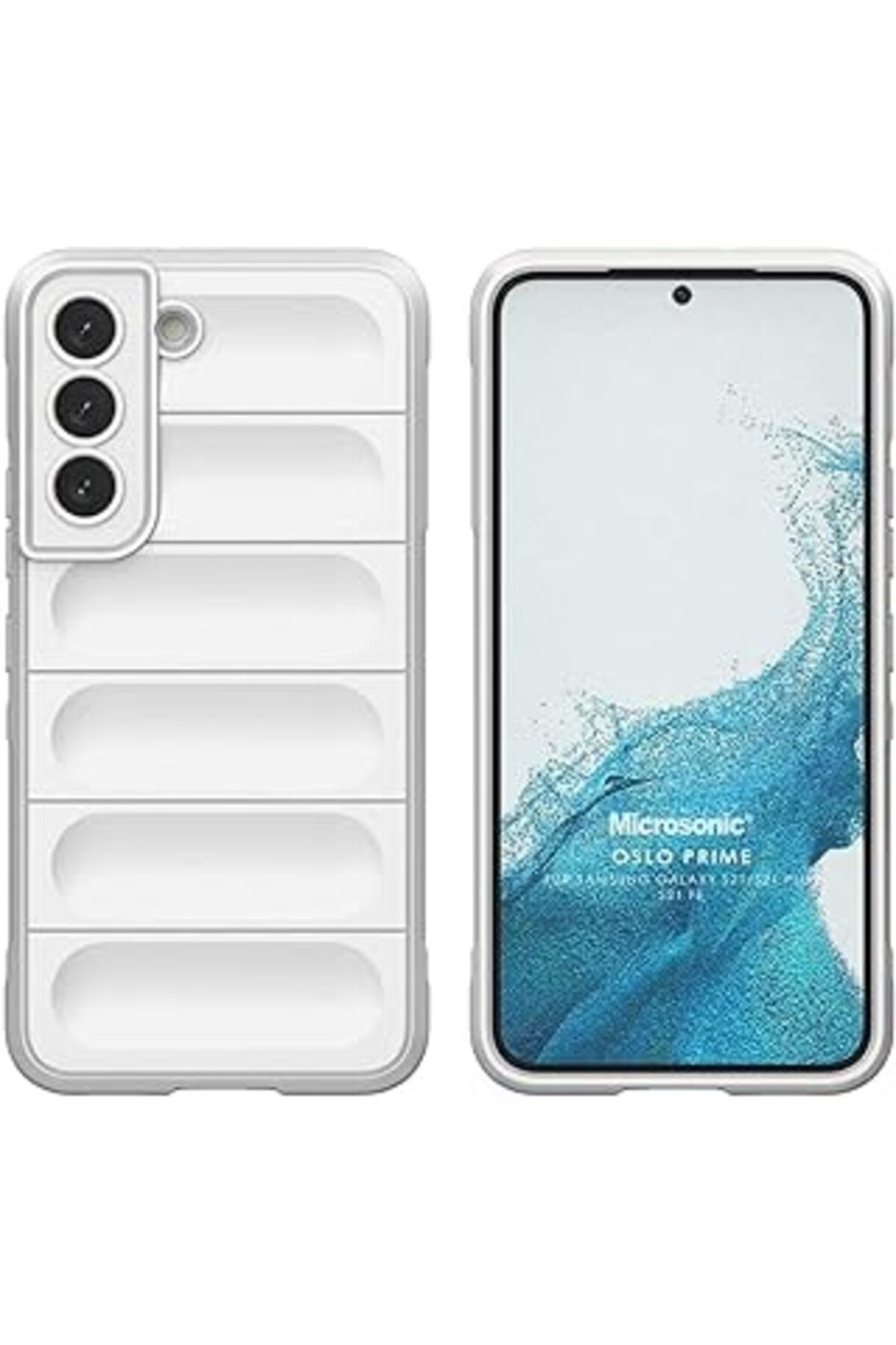 Pazarcan Microsonic Samsung Galaxy S21 Için Kılıf Oslo Prime Beyaz [Galaxy S21 Ile Uyumlu Kılıf - Beyaz]