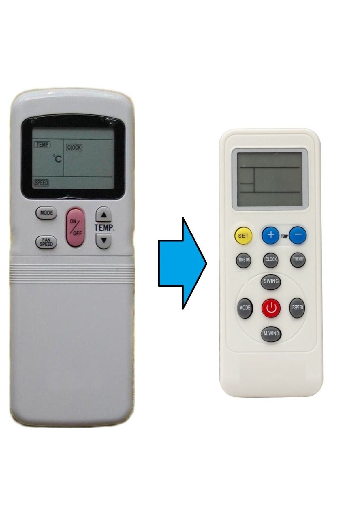 Midea MİDEA MSF-18 HR Klima Kumandası – Eşdeğer