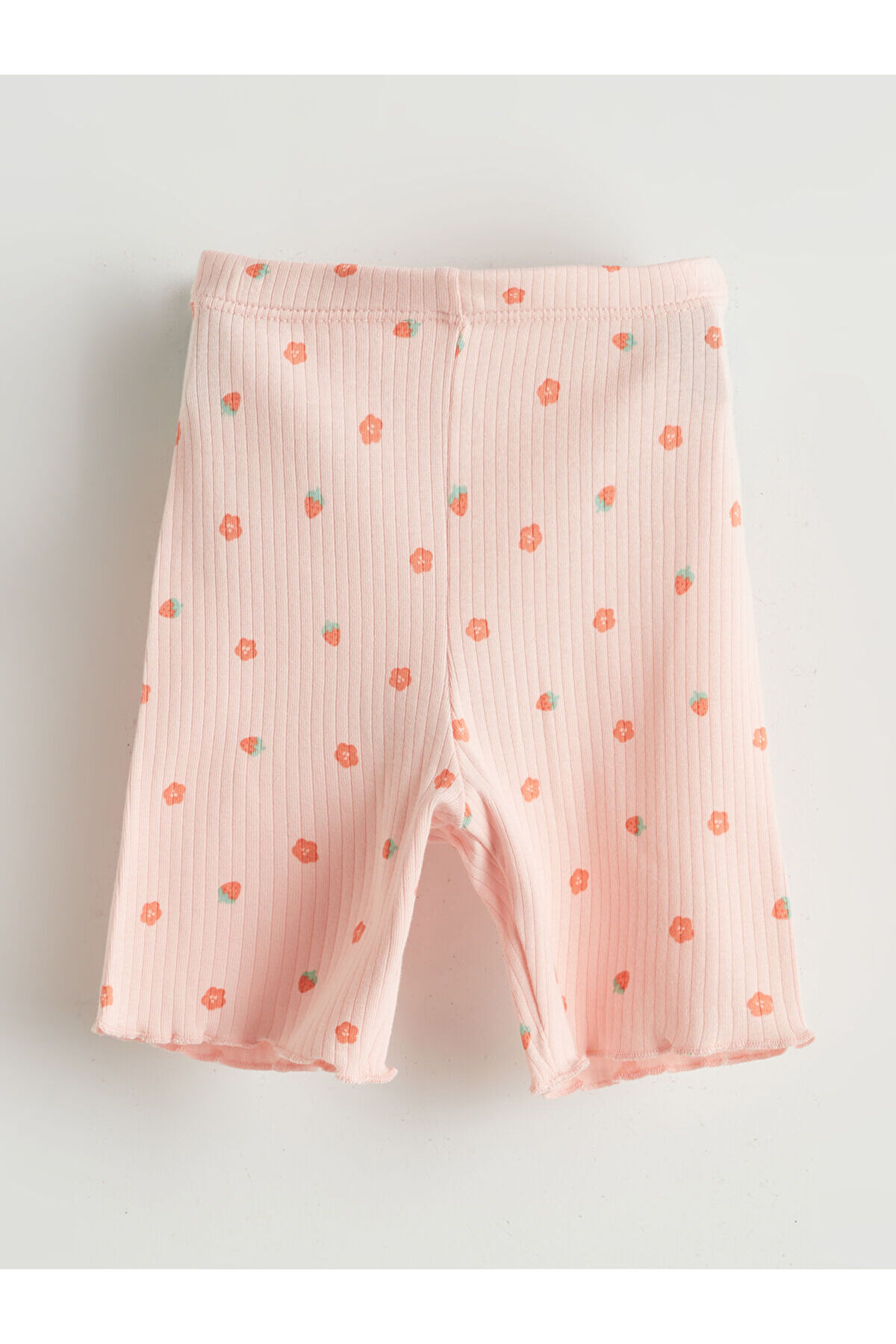 LC Waikiki Organik Kumaş Beli Lastikli Kız Bebek Tayt 2'li fotoğrafı 2 (önizleme)