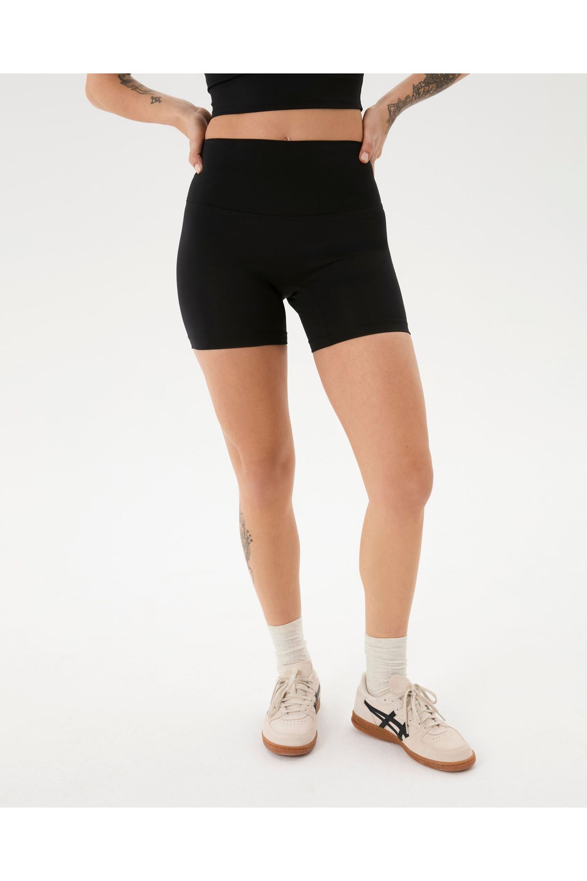 Ayma Active Siyah Recycled Active Biker Şort