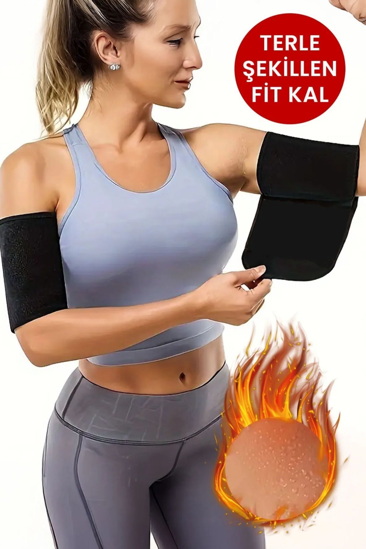 zerotex KOL ŞEKİLLENDİRİCİ KORSE SARKMA ÖNLEYİCİ TERMAL KOL KORSESİ