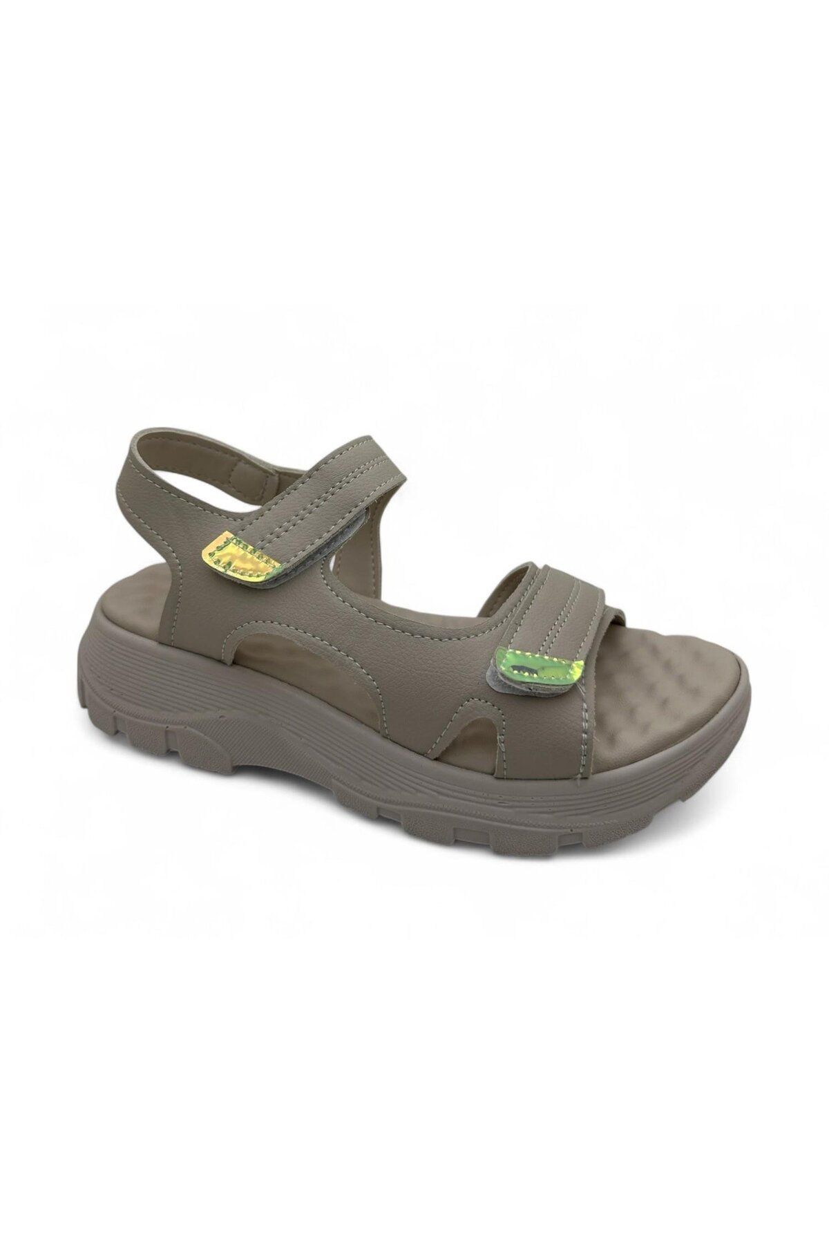DOSA SHOES Y-1300 Kadın Sandalet-Bej