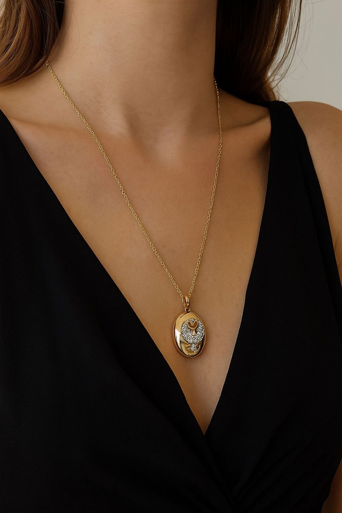 EMKSHOP ANKA KUŞU ALYA KOLYESİ ÇELİK