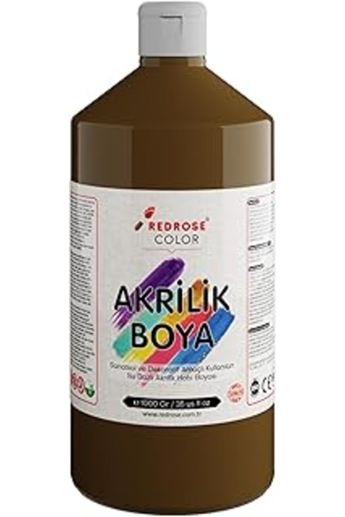 Mu Art Ahşap Red Rose Açık Kahverengi Akrilik Boya 1000 Gr