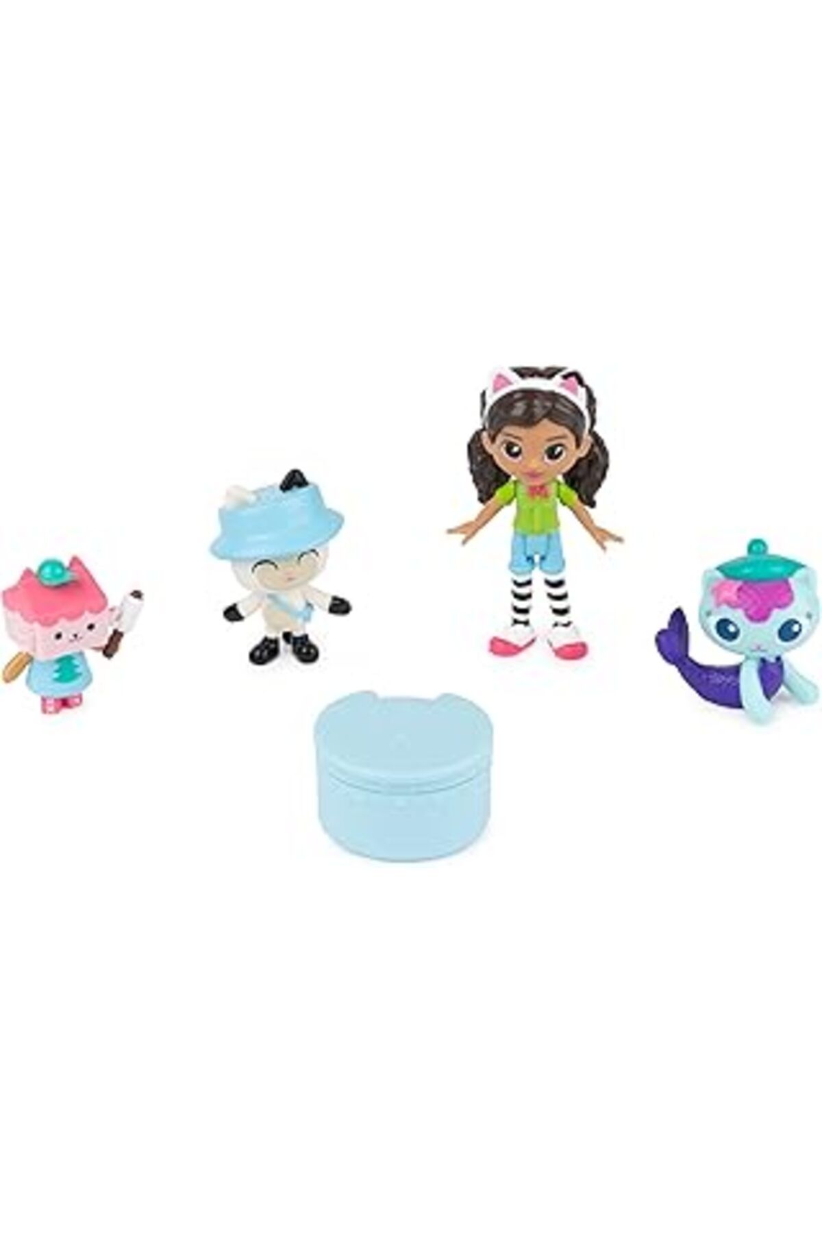 Mu Art Ahşap Gabby'S Dollhouse, Kamp Figür Seti, Panda Patili Gabby, Bebek Kutusu Ve Maymun Ve 1 Adet Aksesuarlı