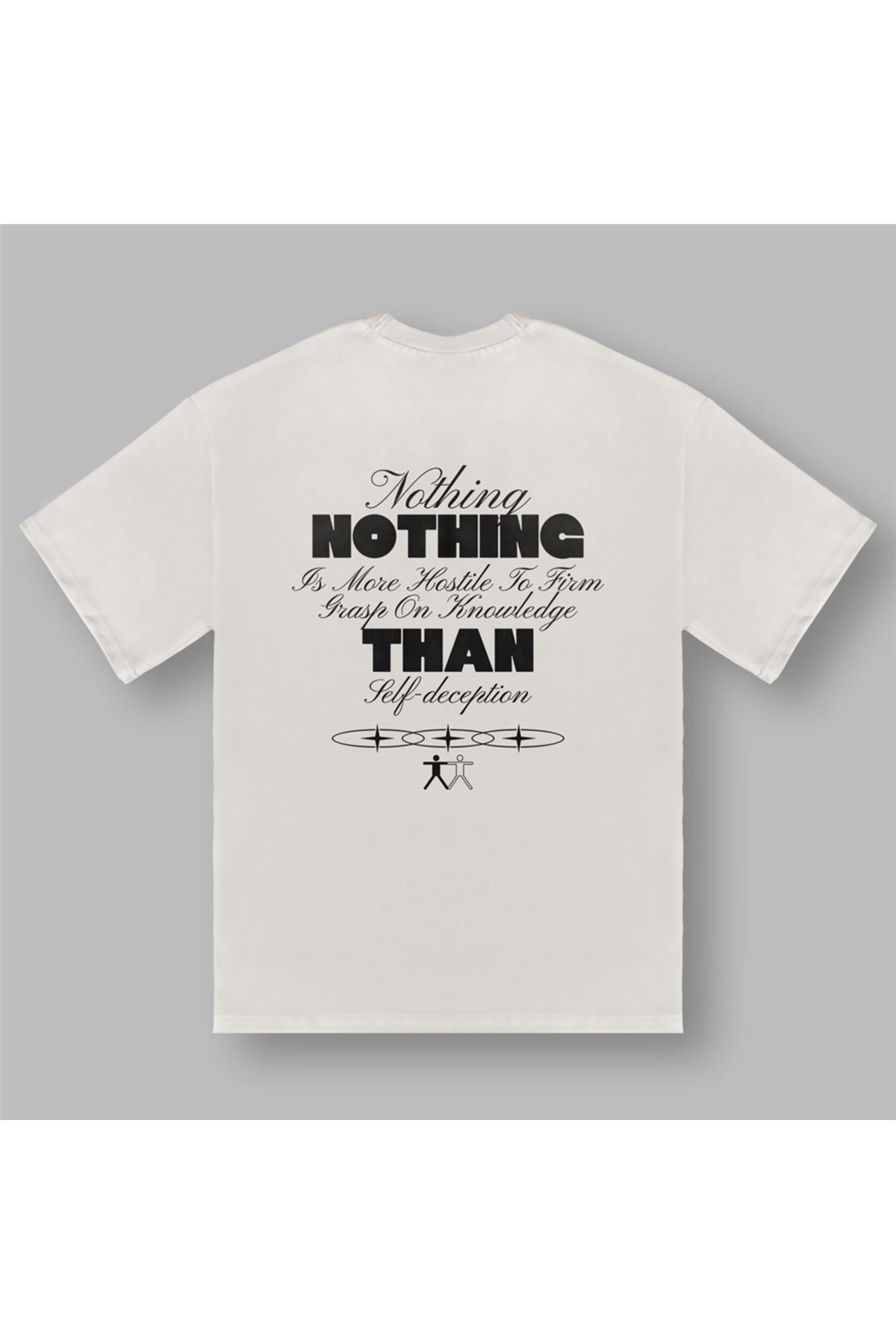 BOYANOVA Nothing Is More Hostile Kadın Oversize Şeker Tişört