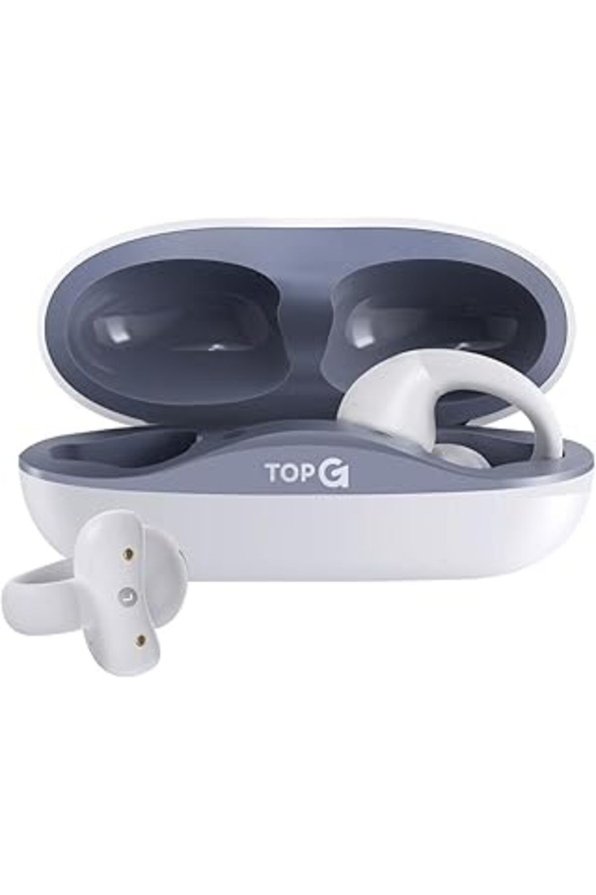 Qedii Topg Vox Q4 Ear Clip Beyaz Kulak Içi Bluetooth Kulaklık