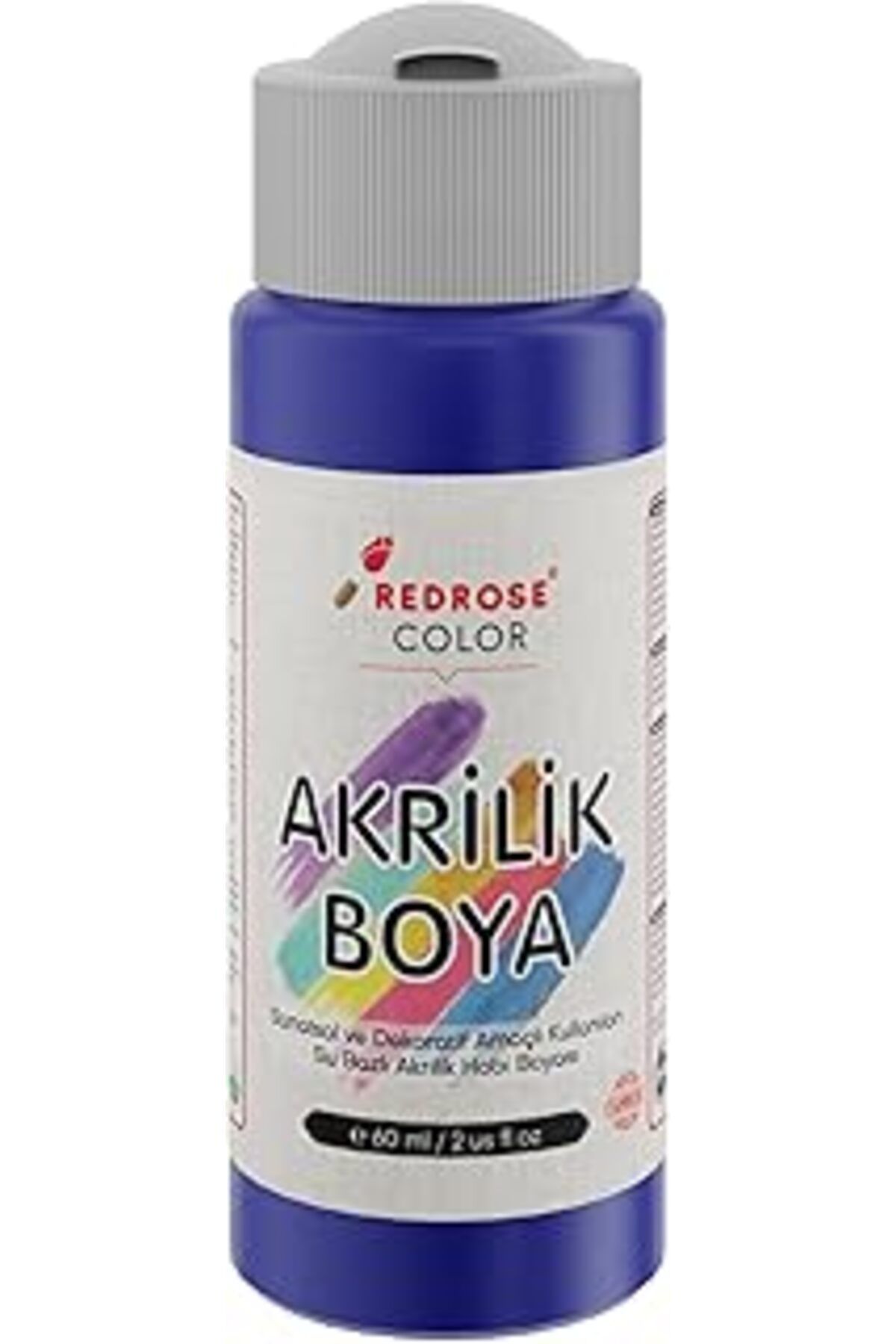 Mu Art Ahşap Red Rose Lacivert Akrilik Boya 60 Ml