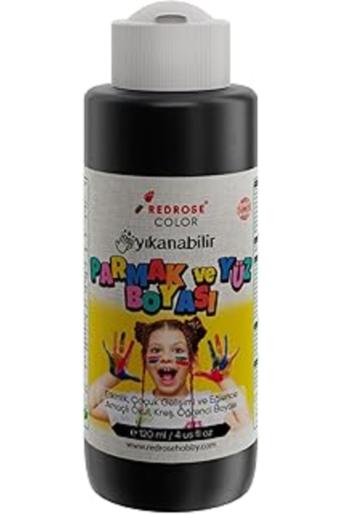 Qedii Red Rose Siyah Parmak Boyası 120 Ml