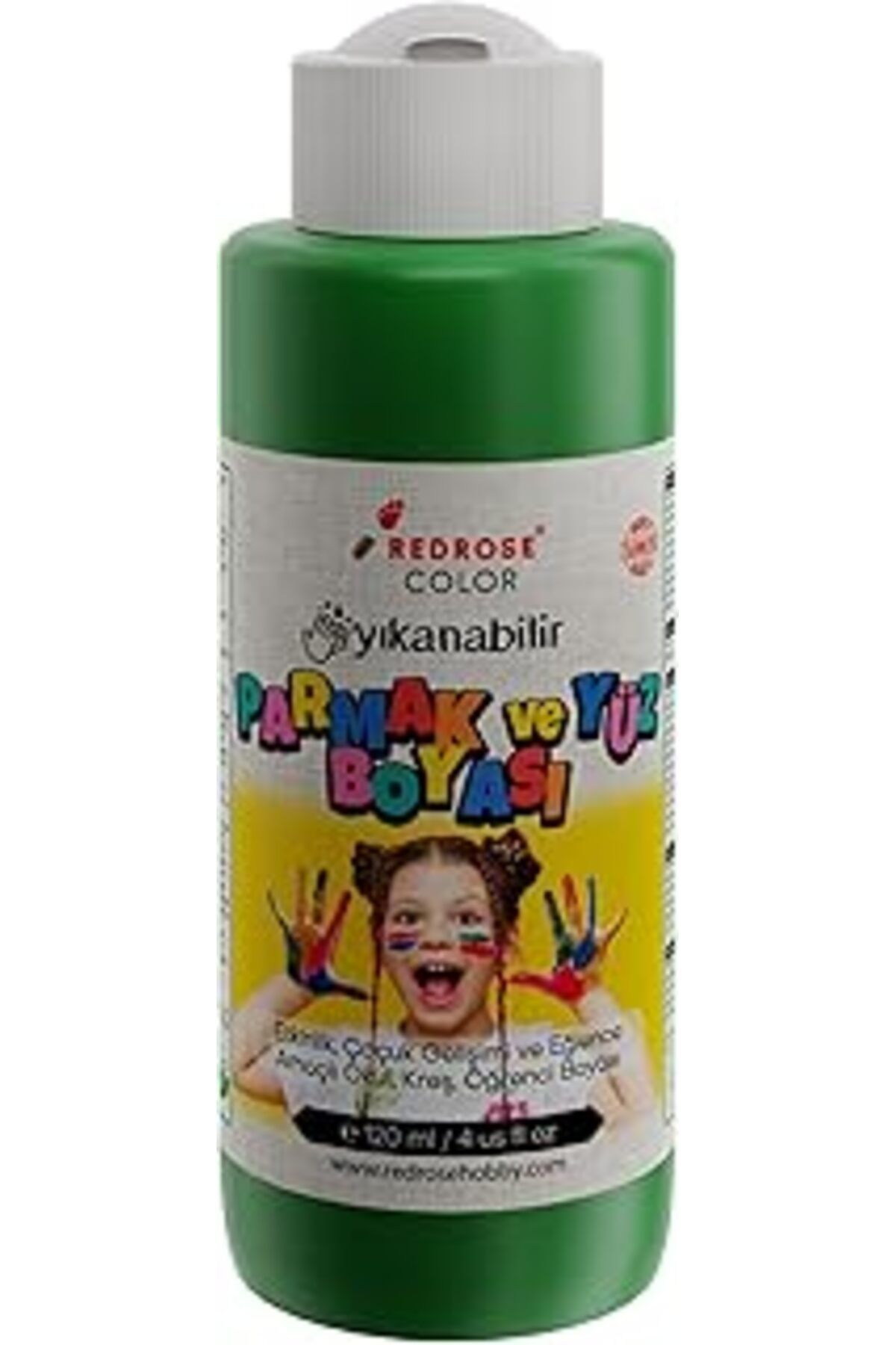 Qedii Red Rose Yeşil Parmak Boyası 120 Ml