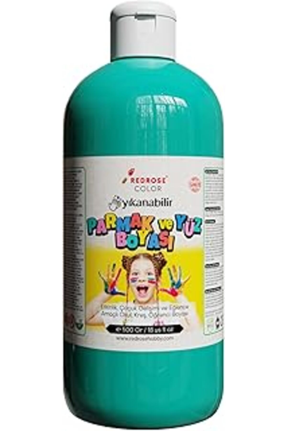 Mu Art Ahşap Red Rose Turkuaz Parmak Boyası 500 Gr
