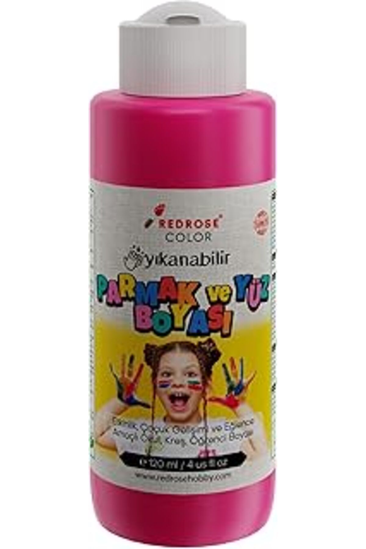 Qedii Red Rose Fuşya Parmak Boyası 120 Ml
