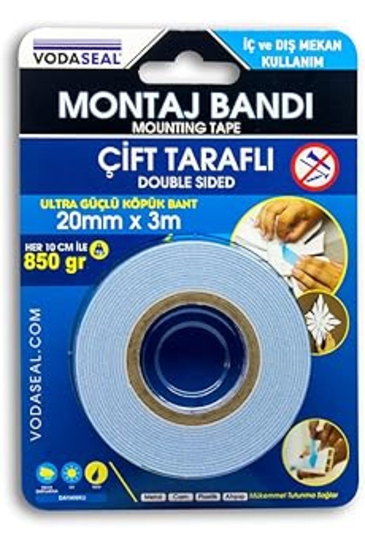 NETWORK ART Vodaseal Çift Taraflı Montaj Bandı 20Mmx3Mt