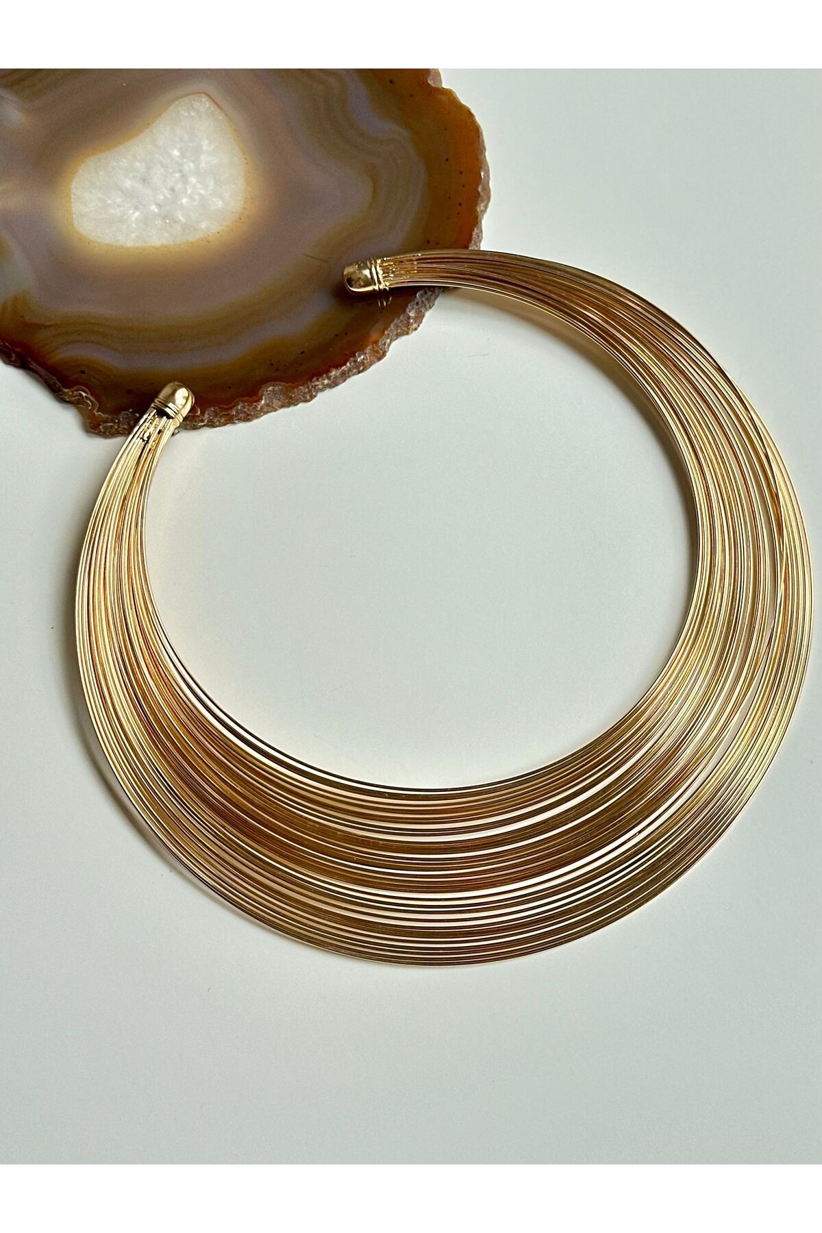 YOUES JEWELRY 316l Çelik Kalın TEL KOLYE KADIN KOLYE